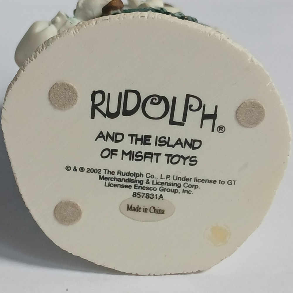 Sam Snowman - Rudolph & The Island Of Misfit Toys Enesco 3-1/4" Ceramic Figurine - Picture 6 of 8